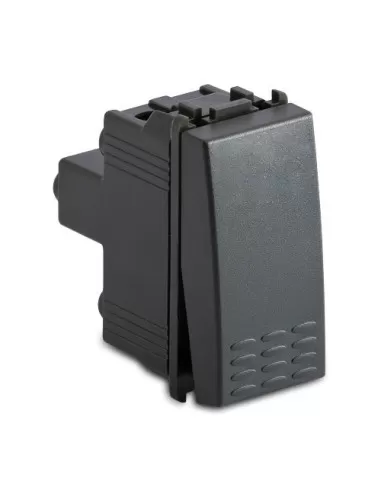 Master 31025 botón de una plaza 16a nc gris